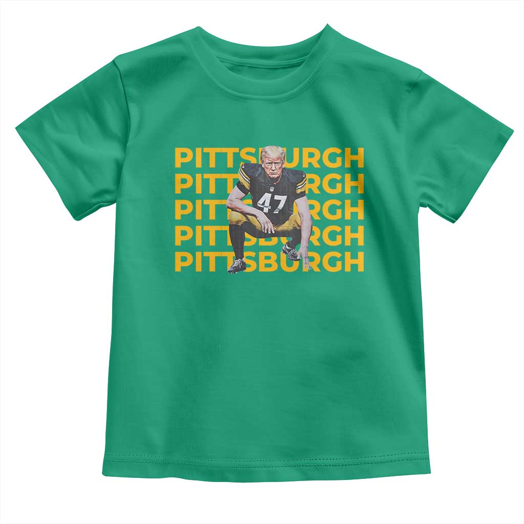 PFS Trump Football Toddler T Shirt Vintage Athletic Sports Fan Game Day TS10 Irish Green Print Your Wear