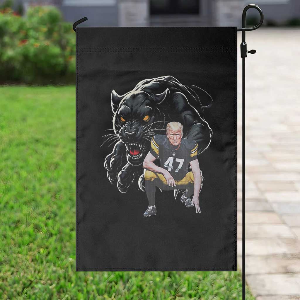 PFS Trump Football Garden Flag Vintage Athletic Sports Fan Mascot Game Day TS10 Print Your Wear