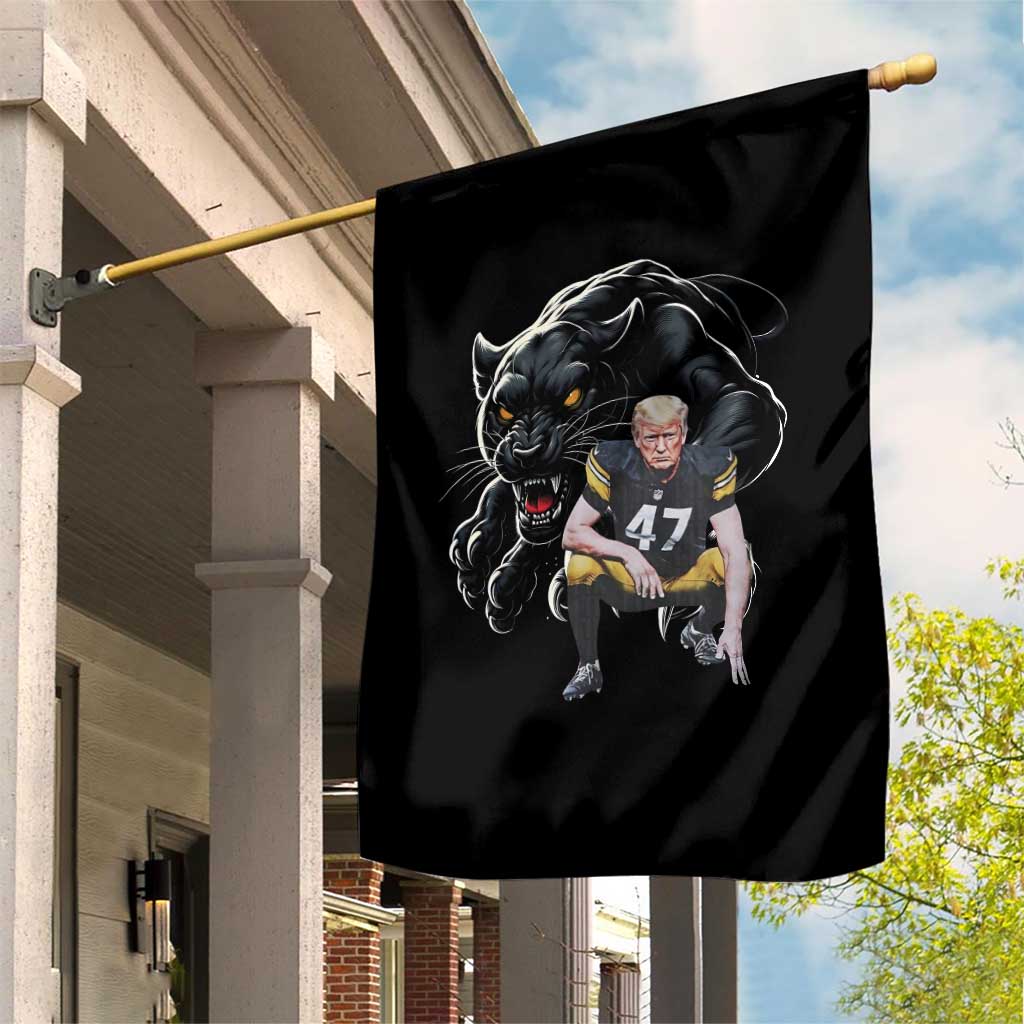 PFS Trump Football Garden Flag Vintage Athletic Sports Fan Mascot Game Day TS10 Print Your Wear