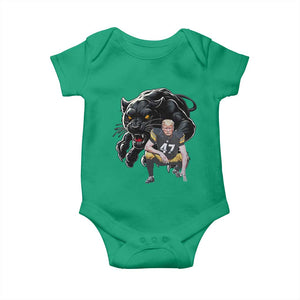 PFS Trump Football Baby Onesie Vintage Athletic Sports Fan Mascot Game Day TS10 Irish Green Print Your Wear