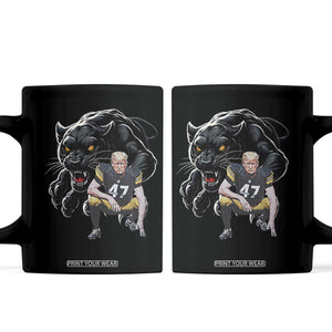 PFS Trump Football Coffee Mug Vintage Athletic Sports Fan Mascot Game Day TS10 Black Print Your Wear