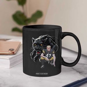 PFS Trump Football Coffee Mug Vintage Athletic Sports Fan Mascot Game Day TS10 Print Your Wear
