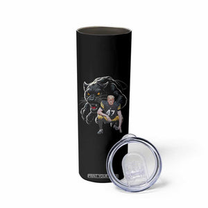 PFS Trump Football Skinny Tumbler Vintage Athletic Sports Fan Mascot Game Day TS10 Print Your Wear