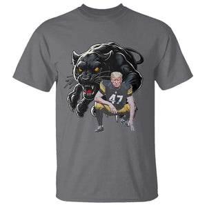 PFS Trump Football T Shirt Vintage Athletic Sports Fan Mascot Game Day TS10 Charcoal Print Your Wear