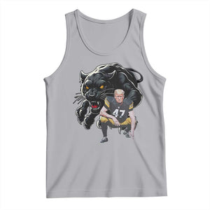 PFS Trump Football Tank Top Vintage Athletic Sports Fan Mascot Game Day TS10 Athletic Heather Print Your Wear