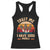 Funny Morel Mushroom Racerback Tank Top Trust Me I Have Good Morels Cottagecore TS10 Black Print Your Wear