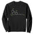 Marijuana Sweatshirt Cannabis Weed Pot Molecule THC Stoner Gift TS10 Black Print Your Wear
