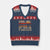 School Is Important But Hunting Is Importanter V-Neck Knit Sweater Vest Retro Deer Hunting Boy - Print Your Wear