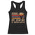 School Is Important But Hunting Is Importanter Racerback Tank Top Retro Deer Hunting Boy - Print Your Wear