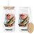 Patriotic Fisherman Glass Can American Flag Bass Fish Fisherman Trump TS10 Print Your Wear