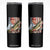 Patriotic Fisherman Skinny Tumbler American Flag Bass Fish Fisherman Trump TS10 Black Print Your Wear