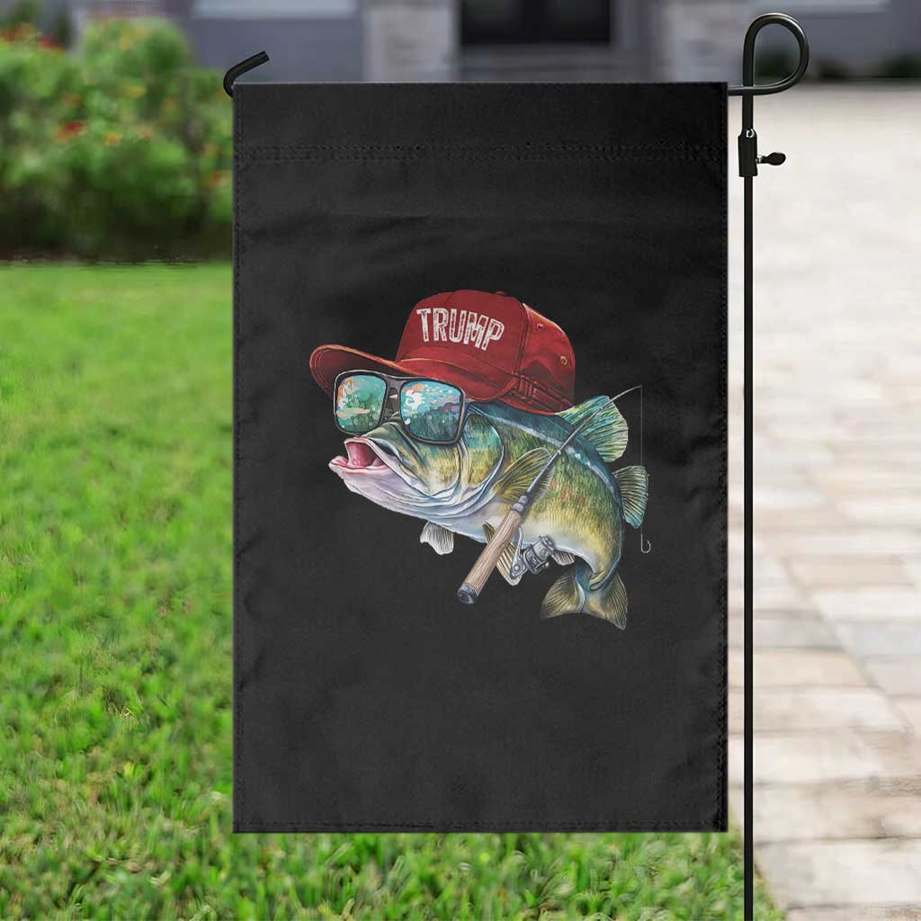 Trump Fishing Garden Flag American Flag Bass Fish Fisherman TS10 Print Your Wear