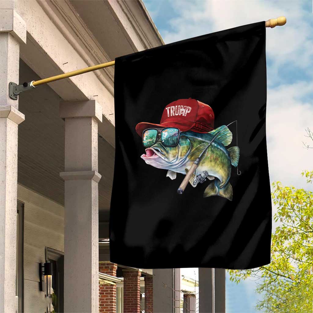 Trump Fishing Garden Flag American Flag Bass Fish Fisherman TS10 Print Your Wear