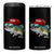 Trump Fishing 4 in 1 Can Cooler Tumbler American Flag Bass Fish Fisherman - Print Your Wear