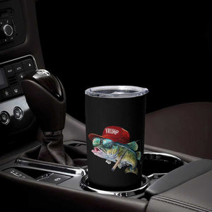 Trump Fishing Tumbler Cup American Flag Bass Fish Fisherman TS10 Print Your Wear