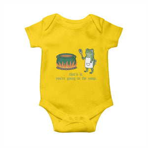 Funny Frog Baby Onesie Thats It You're Going In The Soup Weird Weirdcore Meme TS10 Daisy Print Your Wear