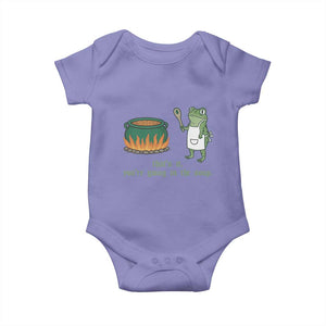 Funny Frog Baby Onesie Thats It You're Going In The Soup Weird Weirdcore Meme TS10 Violet Print Your Wear