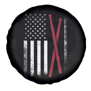 American Flag Drumsticks Spare Tire Cover USA Drummers Vintage Drum Sticks TS10 Print Your Wear