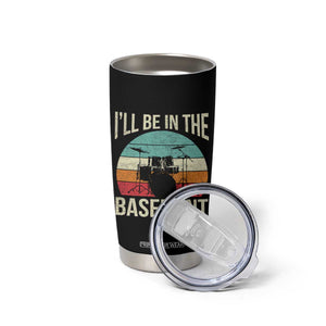 Funny Drummer Tumbler Cup Drum Set Drumming Lovers I'll Be In The Basement TS10 Print Your Wear