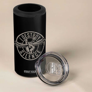 Funny Drummer 4 in 1 Can Cooler Tumbler Musician Gift Percussion Lover TS10 Print Your Wear