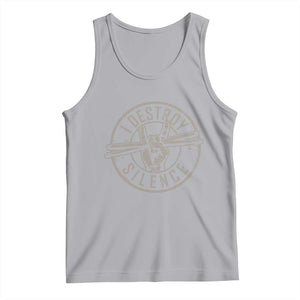 Funny Drummer Tank Top Musician Gift Percussion Lover TS10 Athletic Heather Print Your Wear