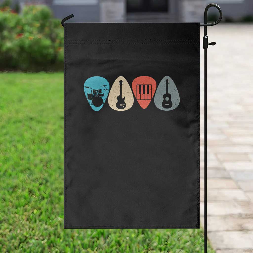 Guitar Pick Garden Flag Retro Music Instrument TS10 Print Your Wear