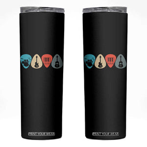 Guitar Pick Skinny Tumbler Retro Music Instrument TS10 Black Print Your Wear