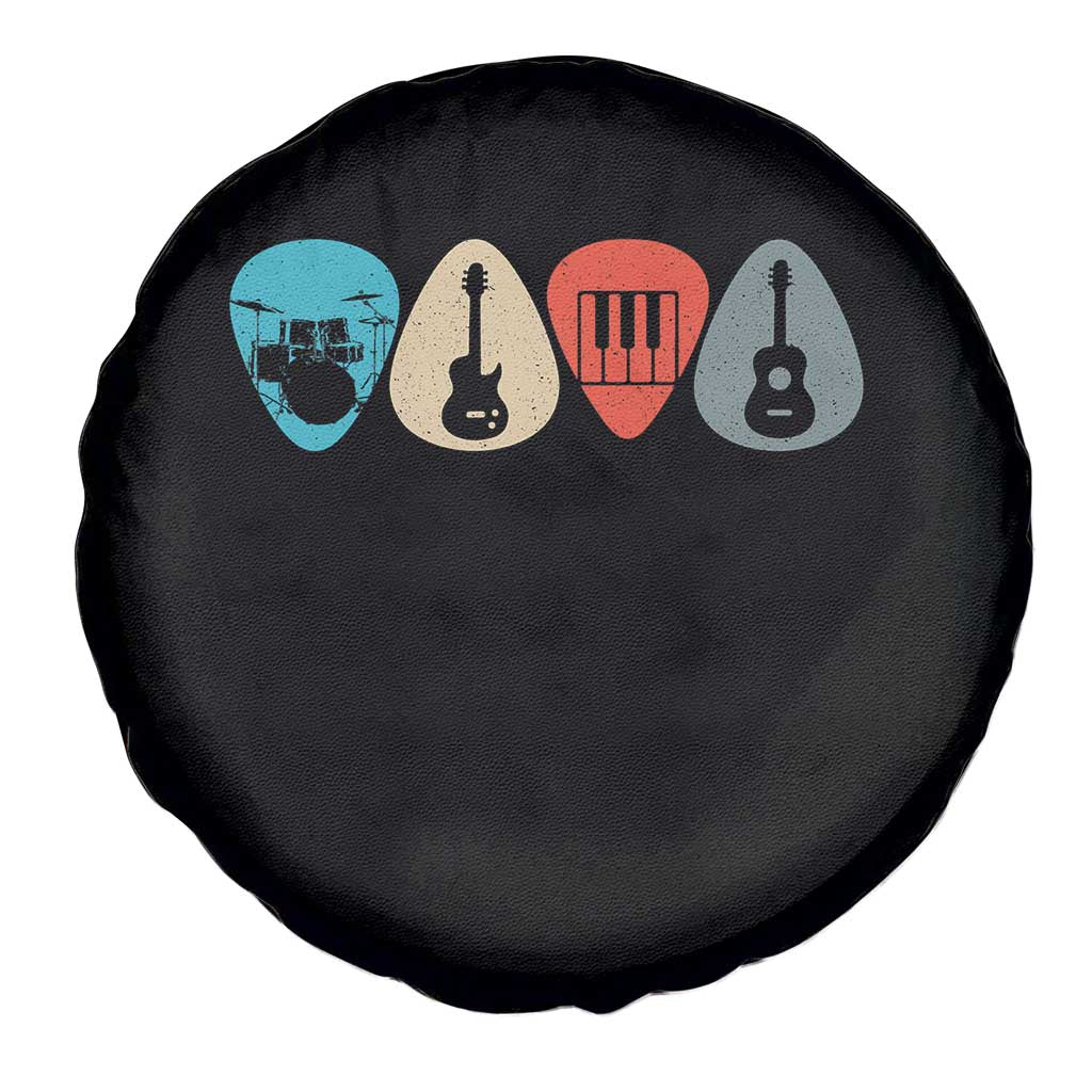 Guitar Pick Spare Tire Cover Retro Music Instrument TS10 Print Your Wear