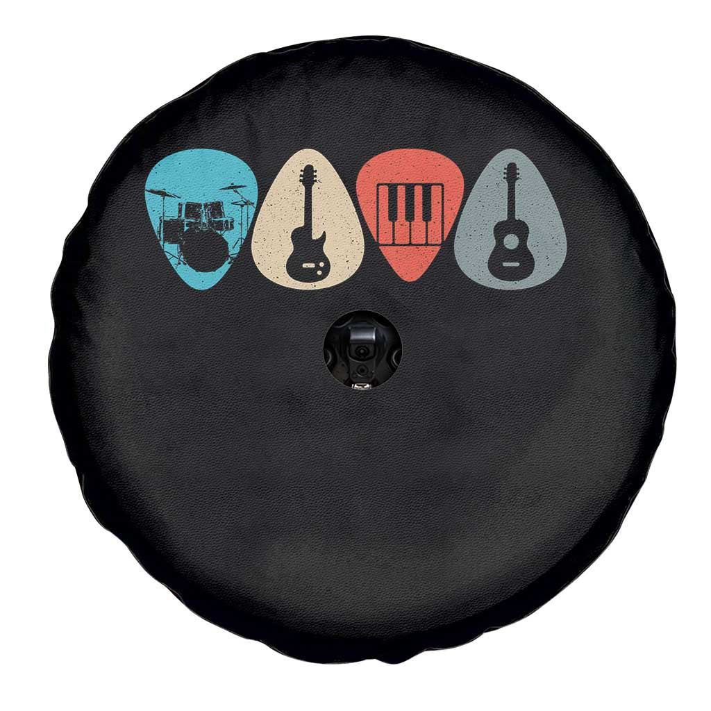 Guitar Pick Spare Tire Cover Retro Music Instrument TS10 Print Your Wear