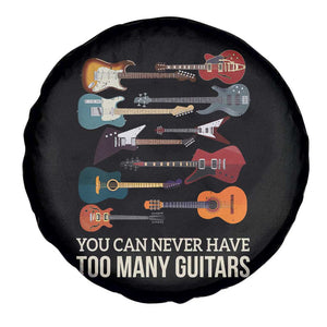 Funny Guitarist Spare Tire Cover You Can Never Have Too Many Guitars Vintage Guitar Lineup TS10 Print Your Wear