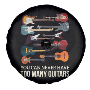 Funny Guitarist Spare Tire Cover You Can Never Have Too Many Guitars Vintage Guitar Lineup TS10 Print Your Wear