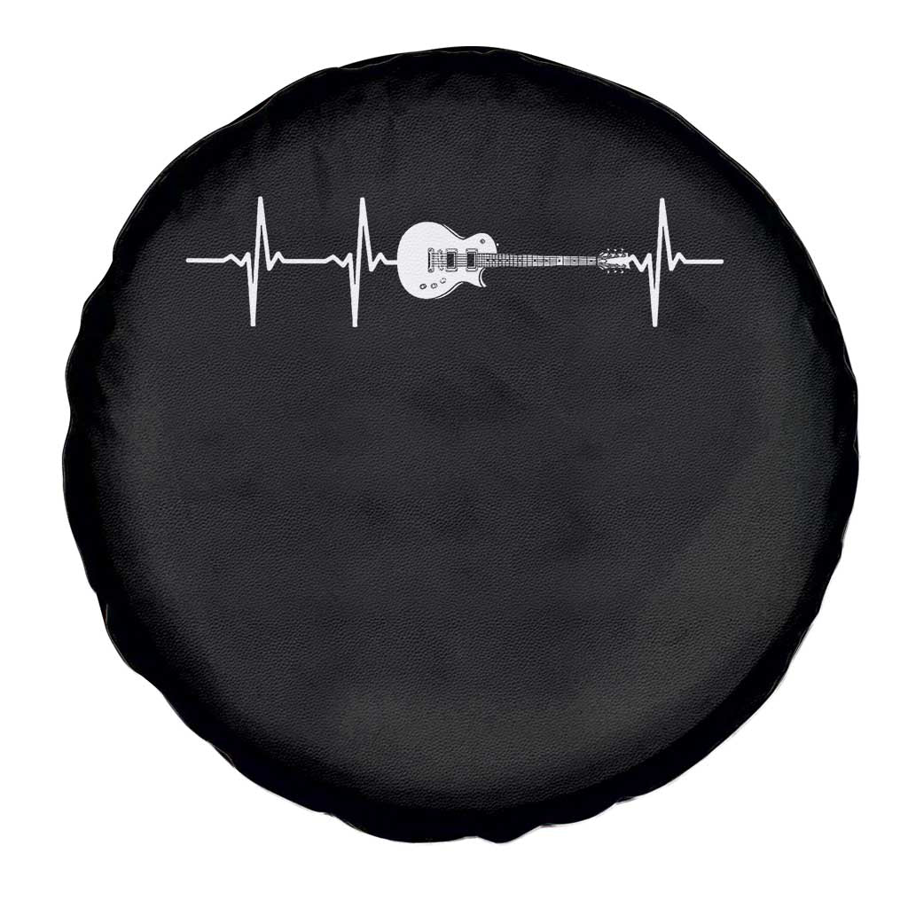Guitar Heartbeat Spare Tire Cover Funny Guitarist Guitars Music Lovers TS10 Print Your Wear
