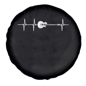 Guitar Heartbeat Spare Tire Cover Funny Guitarist Guitars Music Lovers TS10 Print Your Wear