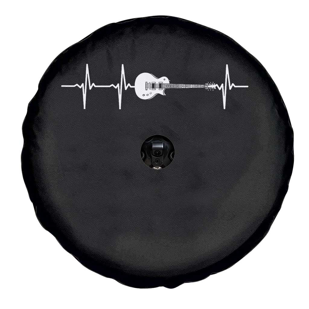Guitar Heartbeat Spare Tire Cover Funny Guitarist Guitars Music Lovers TS10 Print Your Wear