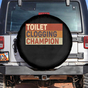 Toilet Clogging Champion Spare Tire Cover TS10 No hole Black Print Your Wear