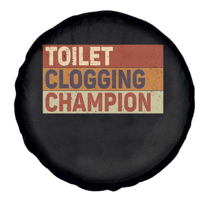 Toilet Clogging Champion Spare Tire Cover TS10 Print Your Wear