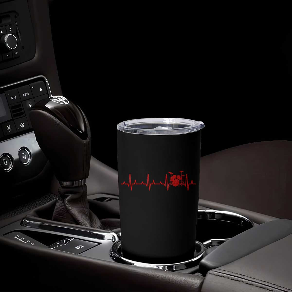 Drums Heartbeat Tumbler Cup Drummer Percussionist TS10 Print Your Wear