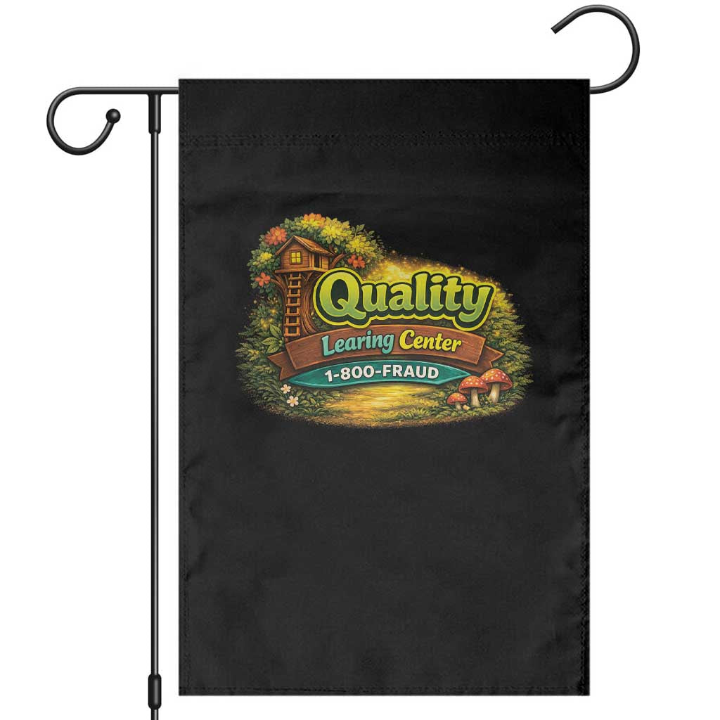 Minnesota Learing Center Garden Flag Funny Childcare Day Care TS10 Black Print Your Wear
