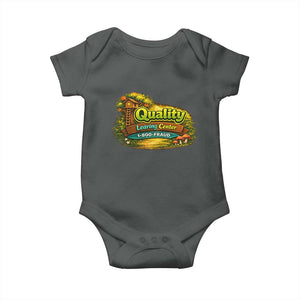 Quality Learing Center Baby Onesie Funny Childcare Day Care TS10 Dark Heather Print Your Wear