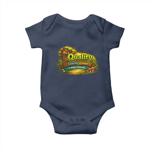Quality Learing Center Baby Onesie Funny Childcare Day Care TS10 Navy Print Your Wear