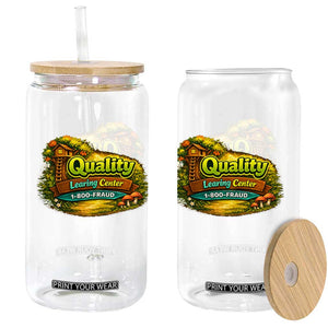 Quality Learing Center Glass Can Funny Childcare Day Care TS10 Print Your Wear