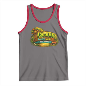 Quality Learing Center Tank Top Funny Childcare Day Care TS10 Deep Heather Red Print Your Wear
