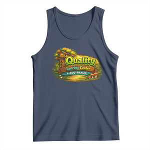 Quality Learing Center Tank Top Funny Childcare Day Care TS10 Navy Print Your Wear