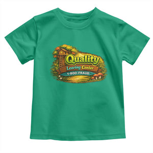 Quality Learing Center Toddler T Shirt Funny Childcare Day Care TS10 Irish Green Print Your Wear