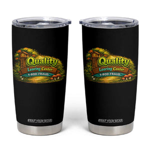 Quality Learing Center Tumbler Cup Funny Childcare Day Care TS10 Black Print Your Wear