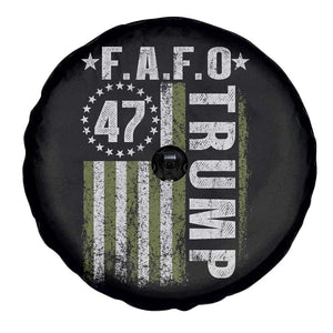 Funny Fafo Spare Tire Cover President 47 FDT American Flag TS10 Print Your Wear