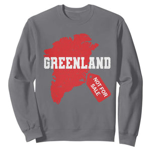 Greenland Not For Sale Sweatshirt Vintage Funny FDT Trump TS10 Charcoal Print Your Wear
