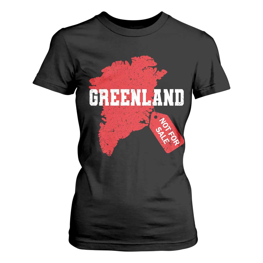 Greenland Not For Sale T Shirt For Women Vintage Funny FDT Trump TS10 Black Print Your Wear