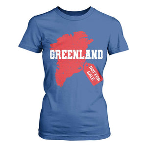 Greenland Not For Sale T Shirt For Women Vintage Funny FDT Trump TS10 Royal Blue Print Your Wear