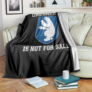 Greenland Is Not For Sale Throw Blanket Polar Bear Vintage Political Protest TS10 Print Your Wear